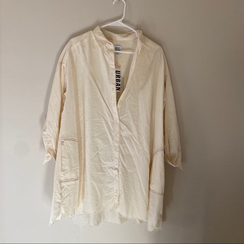 NWT urban outfitters corduroy dress with pockets size large
